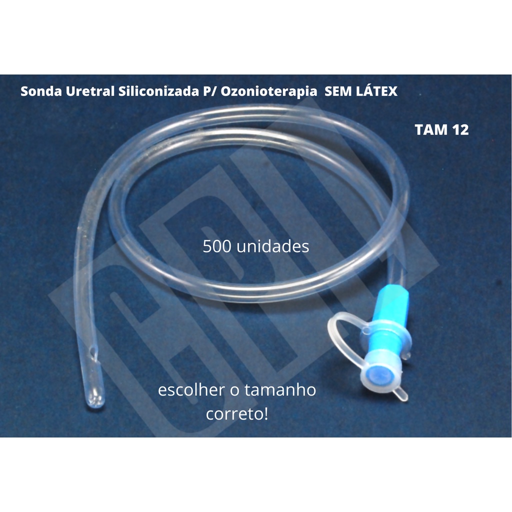 SONDA URETRAL DE ALIVIO SILICONIZADA CPL TAM 10, 12,14 (500 UNIDADES)