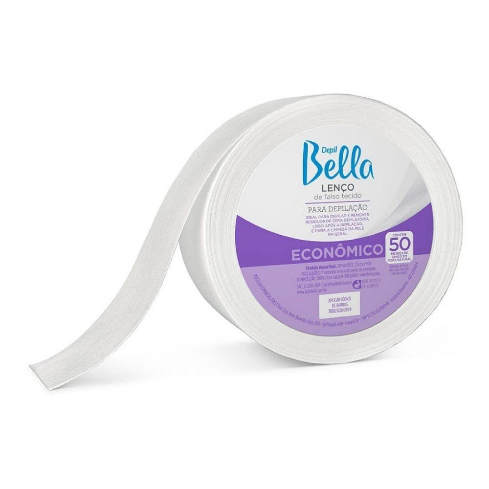 Lenço Para Depilação Depil Bella Rolo 50M. - Beauty