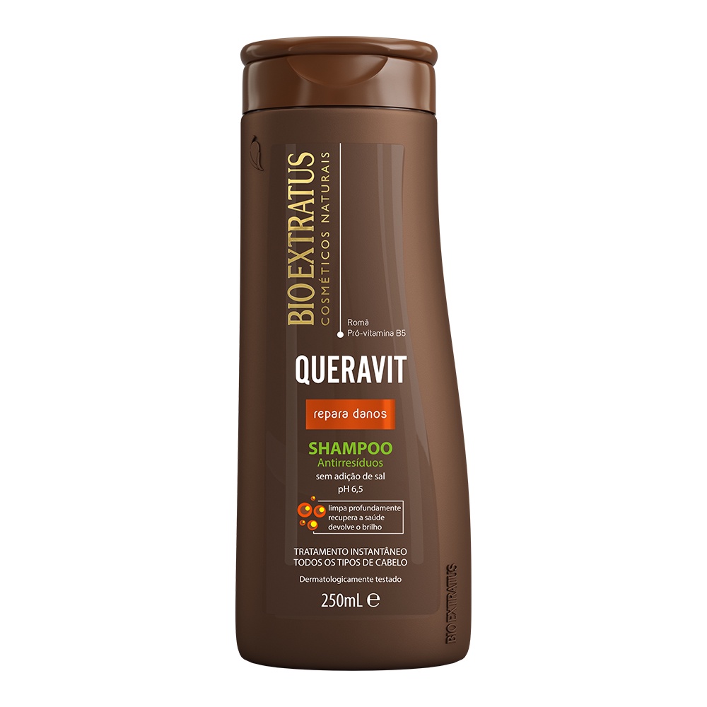 Shampoo Antirresíduos Queravit Bio Extratus 250ml