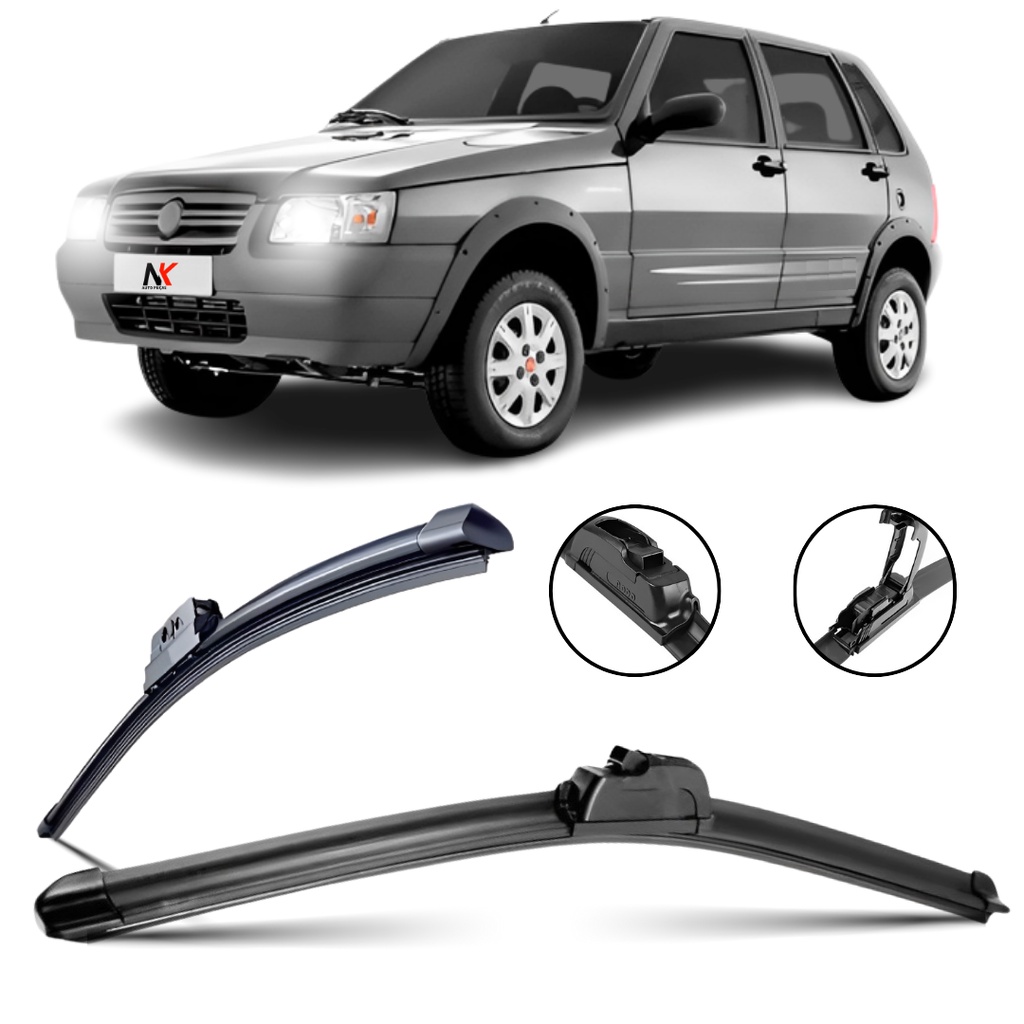Palheta Limpador Parabrisa Fiat Uno Fiorino 84 85 86 á 2013 Avulso em Oferta na Shopee