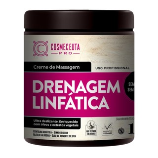 Creme Massagem Drenagem Linfática Vegano Cosmeceuta Pro 1kg em Oferta na Shopee