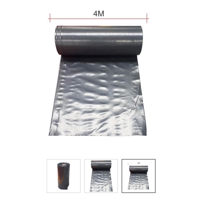 Kit 2 Lona Plástica Preta 4x50 5kg Construção Pintura Obra