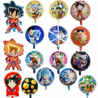 Dragon Ball Cartoon Anime Filme de Alumínio Balão/Karot Wukong Estilo Crianças Decoração de Festa de Aniversário em Oferta na Shopee