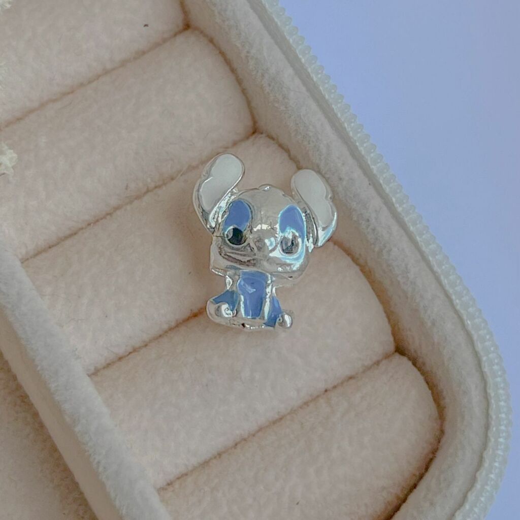 Berloque Stitch Azul - Lilo e Stitch a prata 925 pandora life vivara Disney