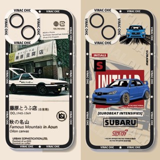 Anime Inicial D Caixa De Silicone Para Telefone Samsung Galaxy S23 FE S24 S23 Ultra S22 S21 S20 Plus A02S A73 A72 A03S Nota 20 Capa À Prova De Choque