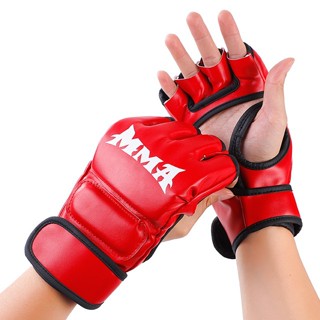 Everlast MMA Boxe Luvas Esportes Meio Dedo Sanda Taekwondo Luta Saco de Areia Equipamento de Treinamento Profissional 5D3V