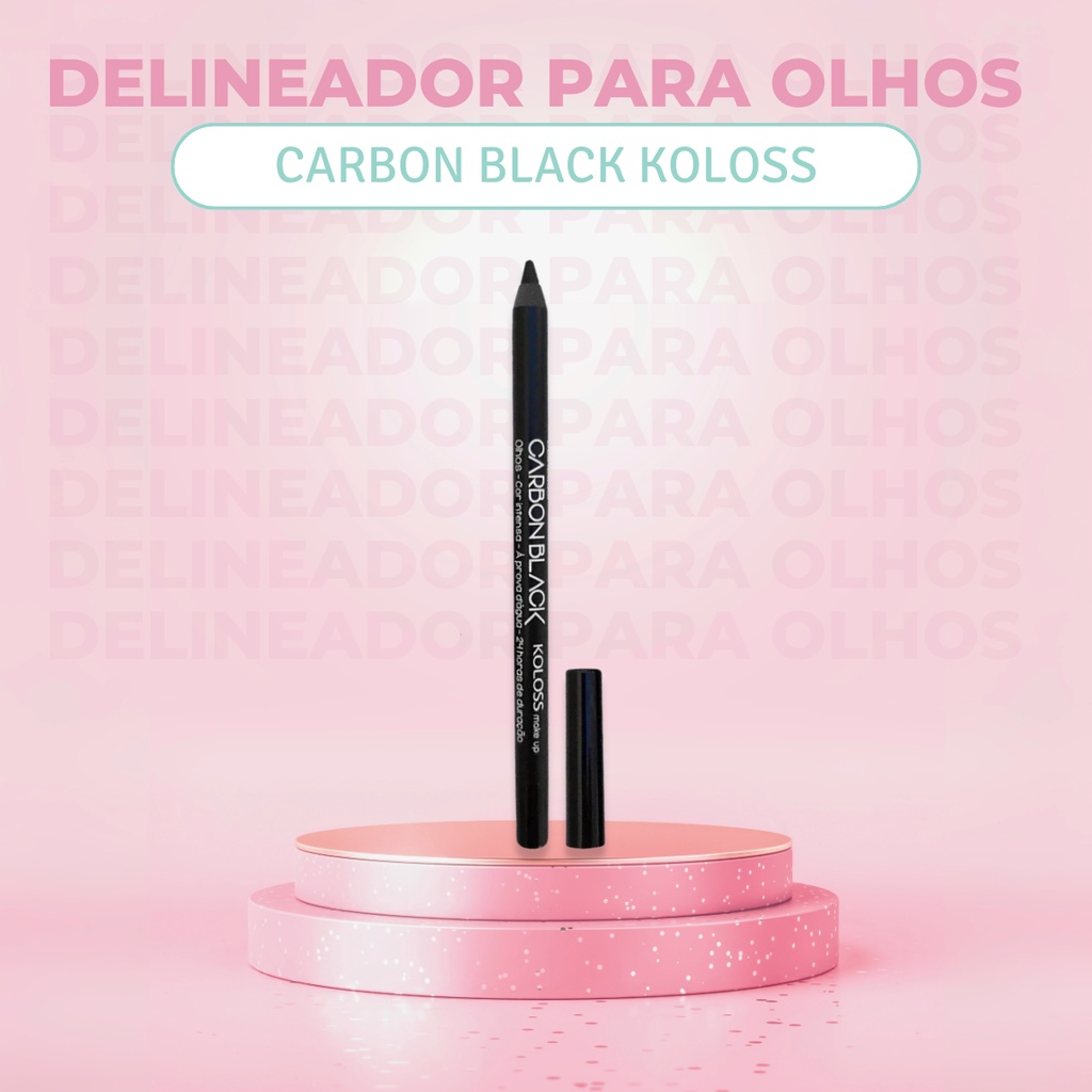 Delineador Para Olhos Carbon Black À Prova D'água Koloss