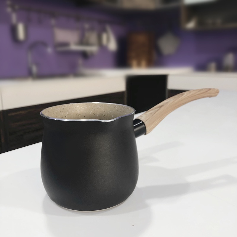 Novo： Leiteira Metálica para Fervura de Água, Leite e Café