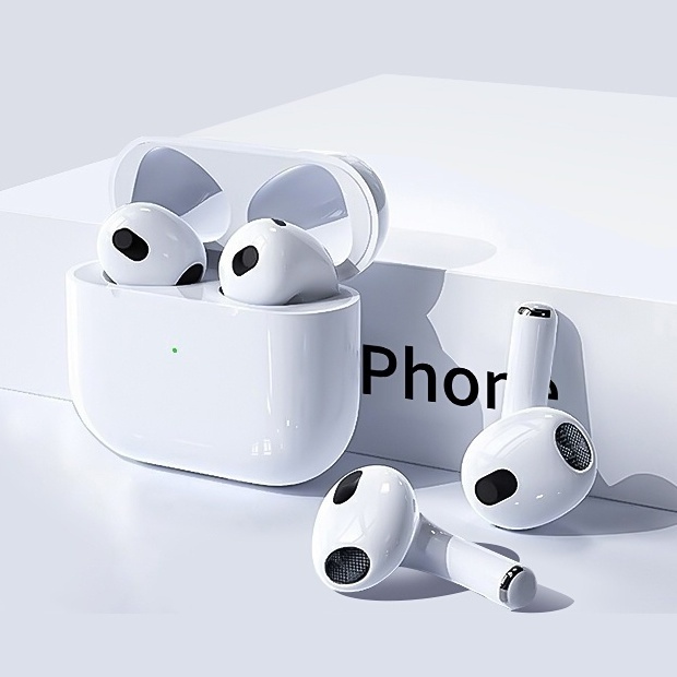 AirPods 3 Bluetooth 5.2 Fone de Ouvido Pro 6s Tws Fones Sem Fio Inpods 3 — R$ 22,80 em Shopee