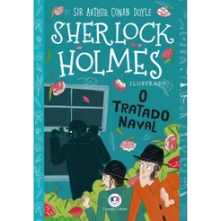 Livro Sherlock Holmes ilustrado - O tratado naval
