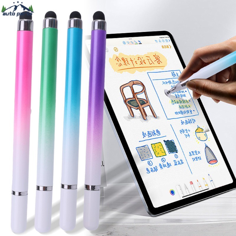 Caneta Capacitiva Para Smartphones-Tela De Toque De Dupla Finalidade De Ponta De Disco Transparente-Lápis Inteligente Un