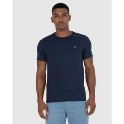 Camiseta Básica Masculina Slim Em Algodão