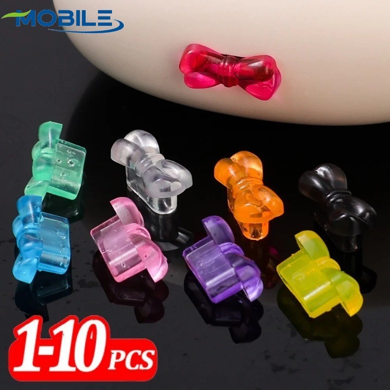 5/10 Pcs Protetores De Furos Para Celular-Mini Tampa De Proteção Contra Poeira De Arco-Tampões De Interface Tipo C-Rolha