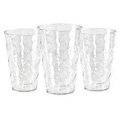 6 Copos Twister Acrílico Cristal 400ml Festa Evento Lembrancinha Brinde Resistente Aniversário Reutilizável Drink