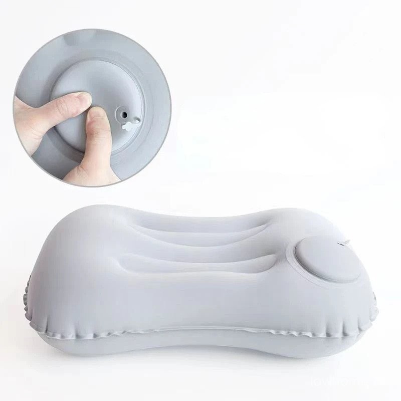 Encosto de cabeça inflável portátil Camping Pillow Combo exterior dormindo almofada em Oferta na Shopee