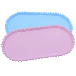 Kit 2 Bandejas Oval Baby 24x12 Para Decoração Festa
