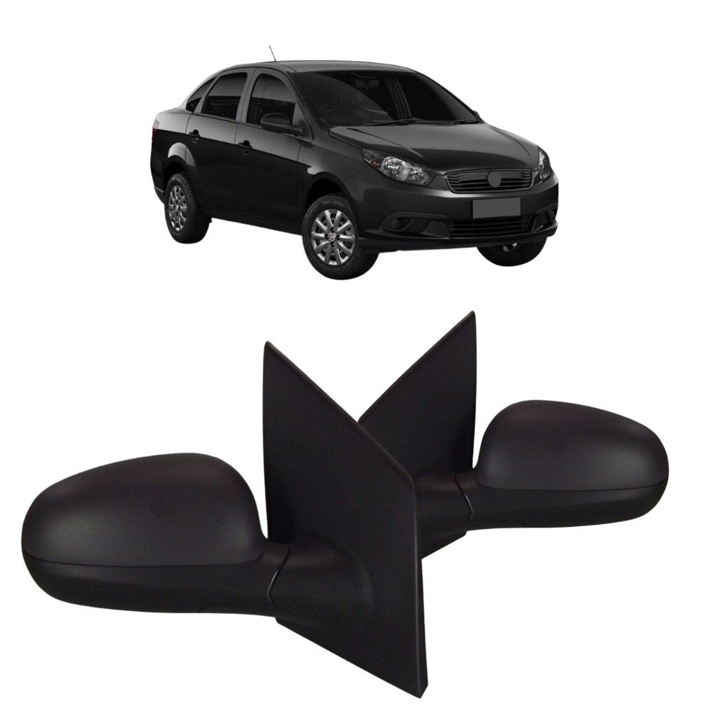 Retrovisor Grand Siena  2012 2013 2014 2015 A 2018 Eletrico
