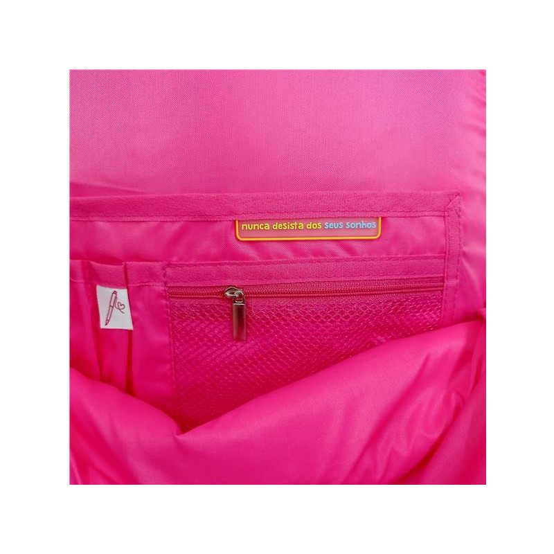 Mochila de Costa Juvenil Feminina Luluca Follow Your - Clio Style COR:ROSA · foto 2