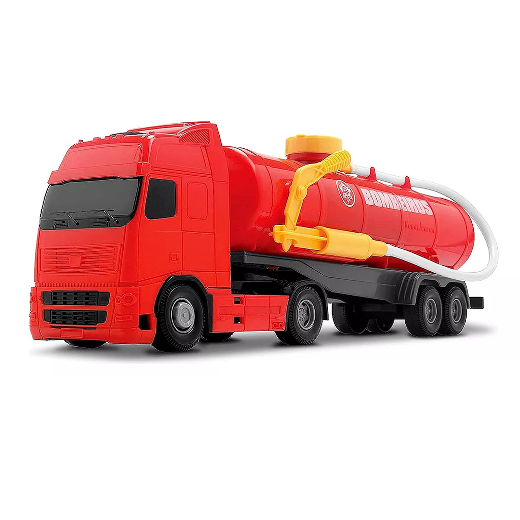 Caminhão Bombeiros Voyager Cor Vermelha 1351 - Roma em Oferta na Shopee