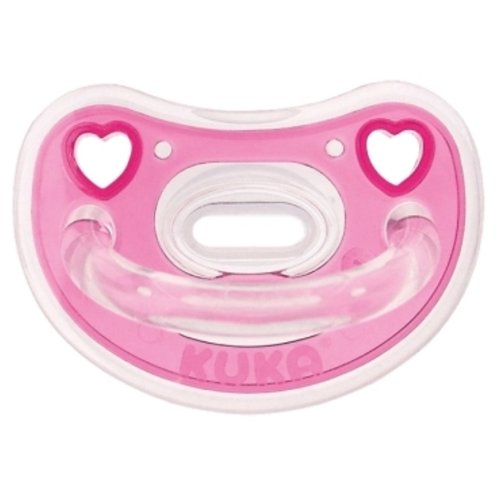 Chupeta Kuka Elegance Premium Ortodôntica T1 Rosa – Conforto e proteção para bebê