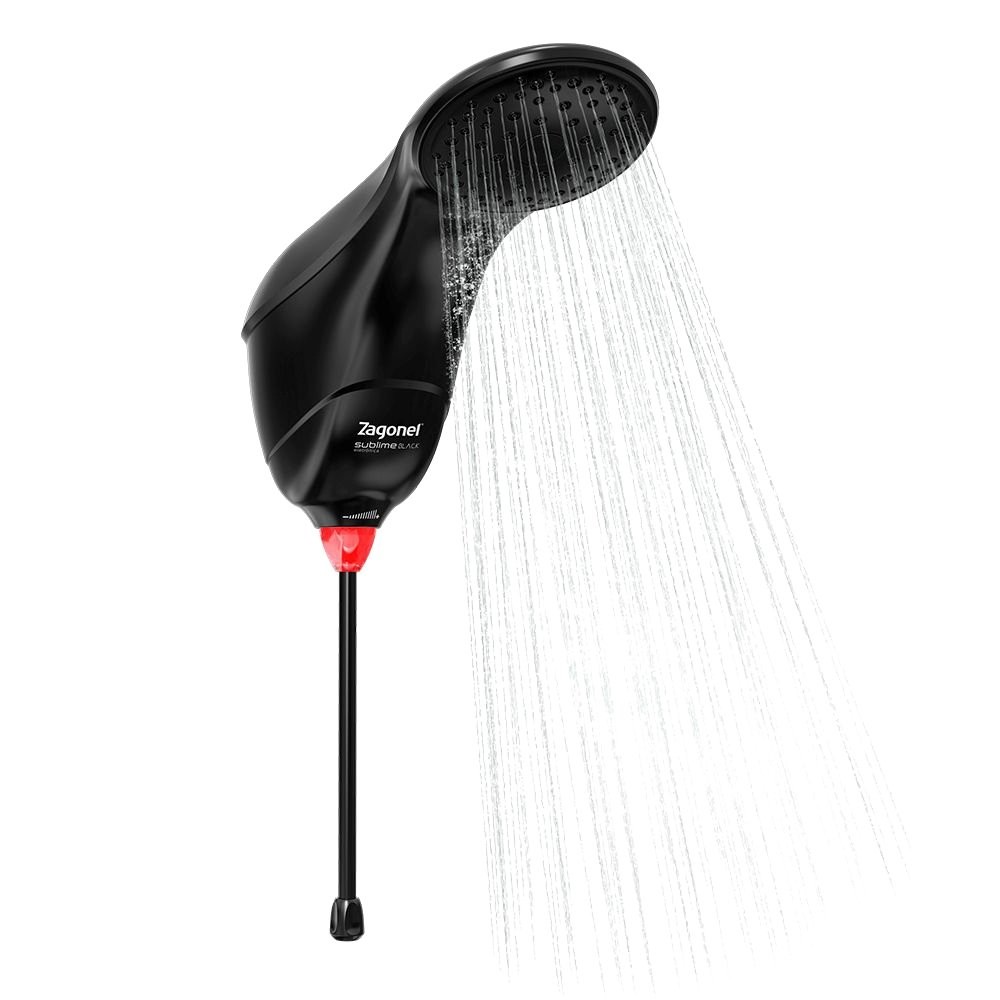 Chuveiro Ducha Zagonel Sublime Black Eletrônica - Home & Living