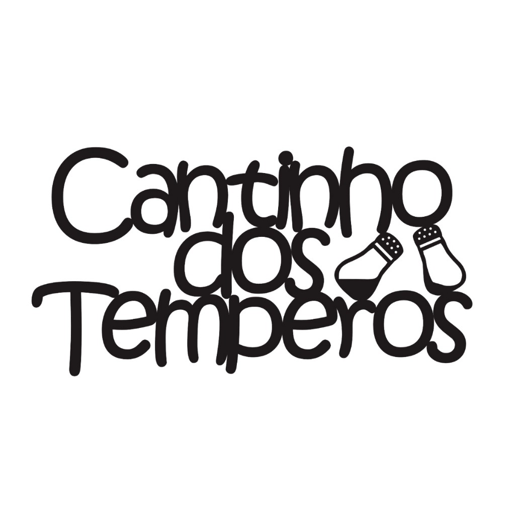 Placa Decorativa Em Mdf Cantinho Dos Temperos Achadinhos da Shoppe Casa Baratinho