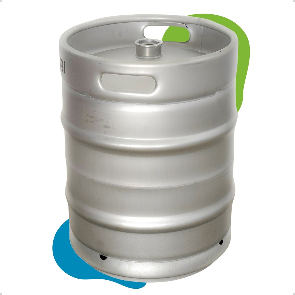 Barril de Chopp Inox 30L – Destravado com Sifão Novo, Resistente p/ Chopeiras e Bebidas Artesanais