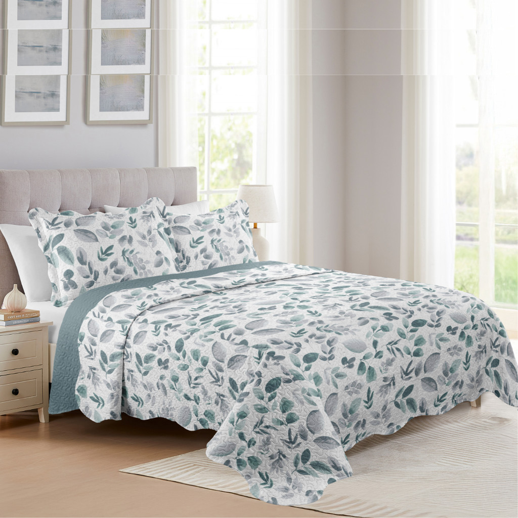 Colcha Edredom Cama Queen Mikasa + 2 Porta Traveseiros Cama Posta em Oferta na Shopee