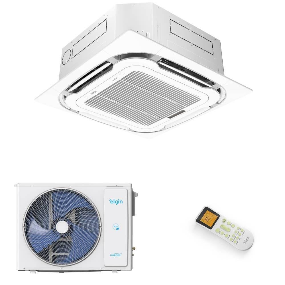 Ar Condicionado Split Cassete Elgin Plus Inverter 18000 BTUs Frio 220V KDFE18C2CA - Home Appliances