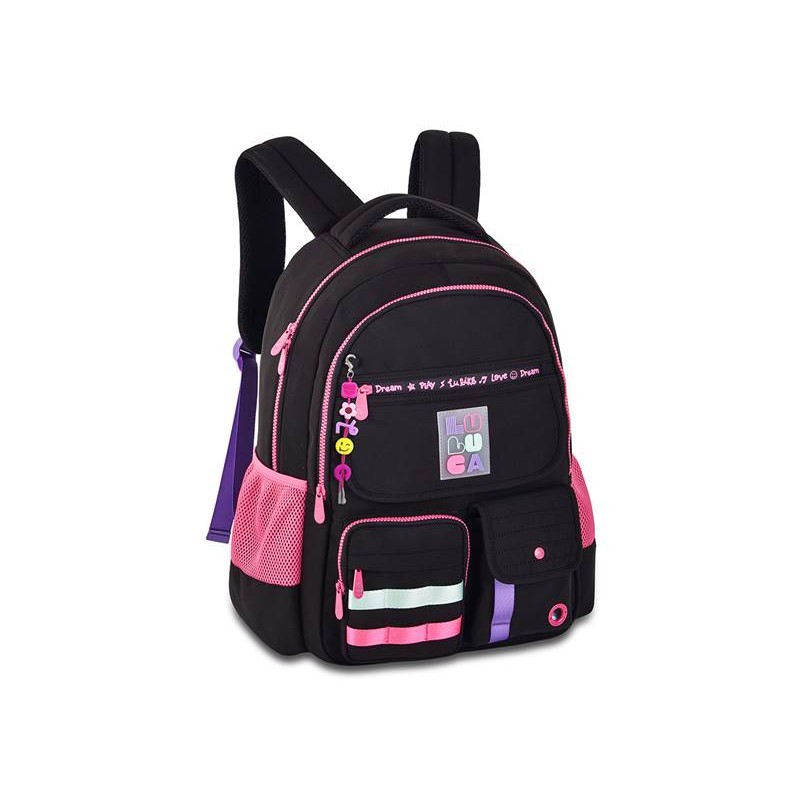 Mochila Luluca Costa Grande Escolar Bolsos Juvenil Notebook