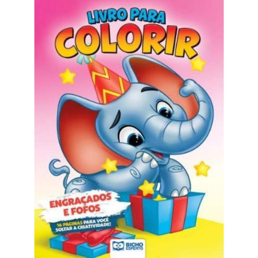Livro Para Colorir Turminha Animal - Engraçados e Fofos em Oferta na Shopee