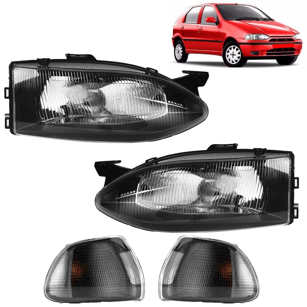 PAR Farol Lanterna Palio 1996 1997 1998 1999 2000 G1 PC Máscara Negra