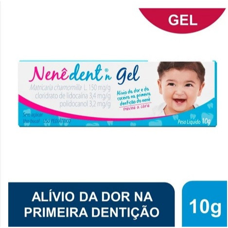 Nenê-Dent Gel 10g - Alivia Dor e Coceira Instantaneamente