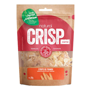 Petisco Snack Natural Crisp Para Cães Strips de Frango 20g em Oferta na Shopee