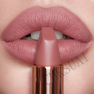 Baton Nude Matte Lipsticks 6 Cores À Prova D'água Duradouro Não Desbotante Sexy Red Pink Velvet Maquiagem Cosmética em Oferta na Shopee