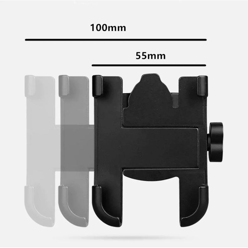 Suporte Celular Moto Bike Giratorio 360 Aluminio Resistente em Oferta na Shopee