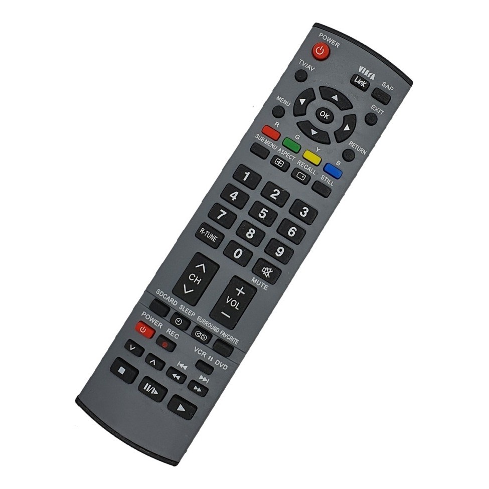 Controle Remoto Para Tv Plasma Panasonic Viera Th-42pv70lb 42pv80lb