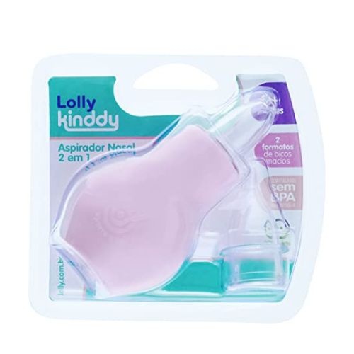 Aspirador Nasal 0 a 6 Meses Rosa Tamanho 1 - Lolly