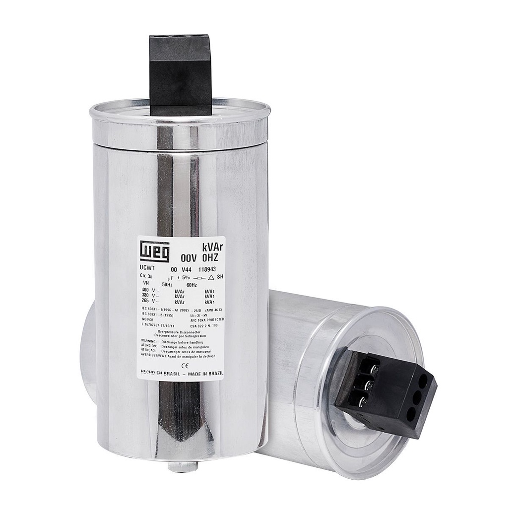 Unidade Capacitiva Trifásica 15Kvar 220V UCWT - WEG