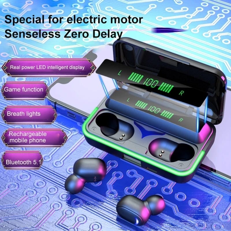 E10 Pro Fone De Ouvido Bluetooth 5.1 Sem Fio TWS Touch Noise Reduction Waterproof em Oferta na Shopee
