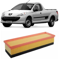 Filtro Ar Peugeot 207 Hoggar 1.4 2009 A 2014 Wega Fap-6000
