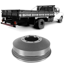 Tambor Freio Ford F4000 81 A 2001 Traseiro Sem Cubo Hf4000j