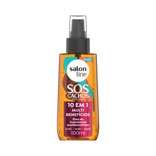 Óleo Tratamento 10 em 1 Reparação Cachos Salon Line 100ml