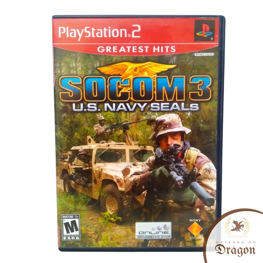 Socom 3 U.S. Navy Seals Original Ps2 Play 2 Playstation 2