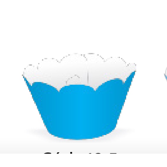 KIT  Saia Para Cupcake Azul  12.5   ( Nc Toys Cupcake )