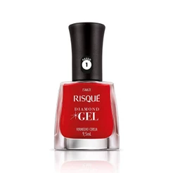 Esmalte Risqué Diamond Gel Cremoso Vermelho Cereja