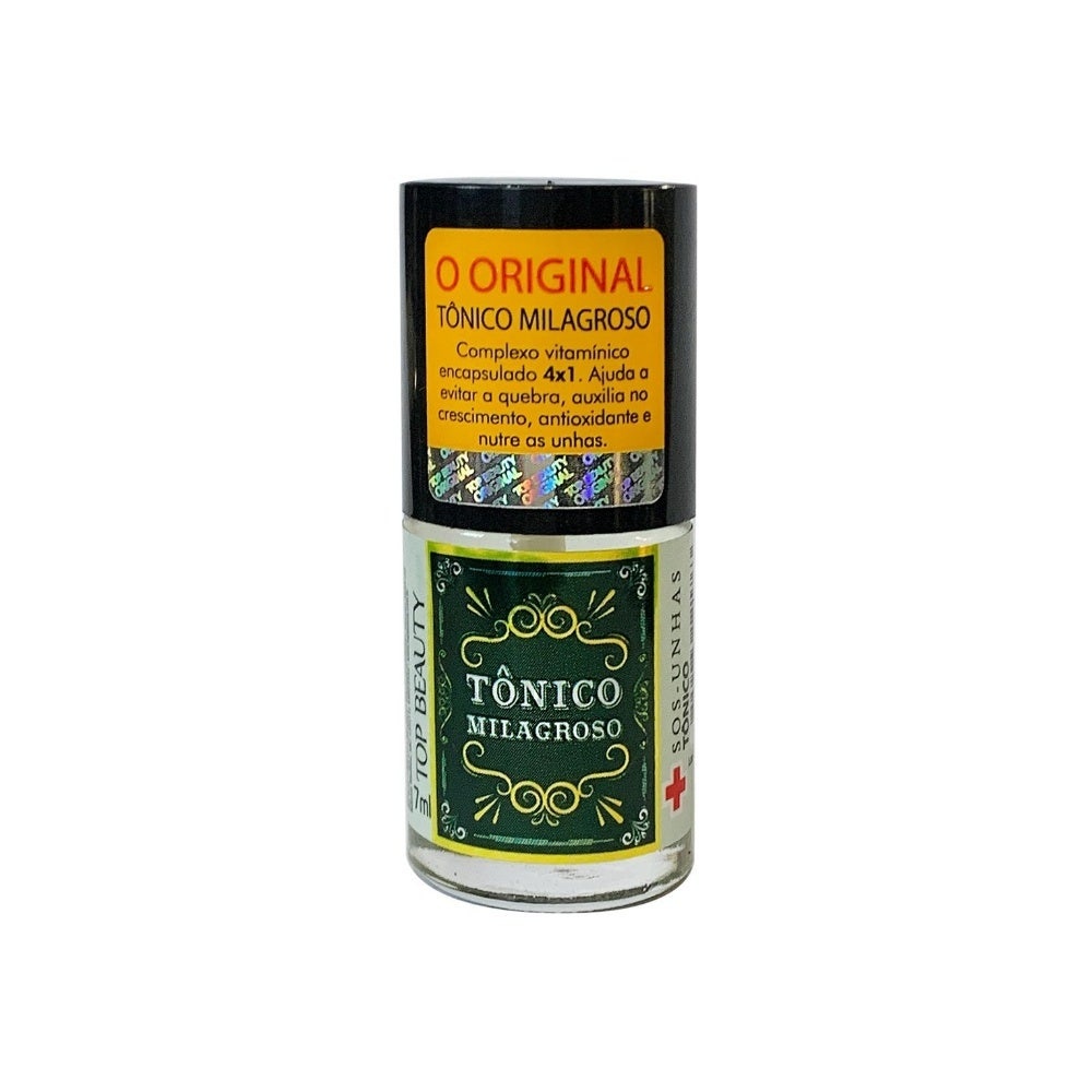 Esmalte Top Beauty Sos Unhas Tônico Milagroso em Oferta na Shopee