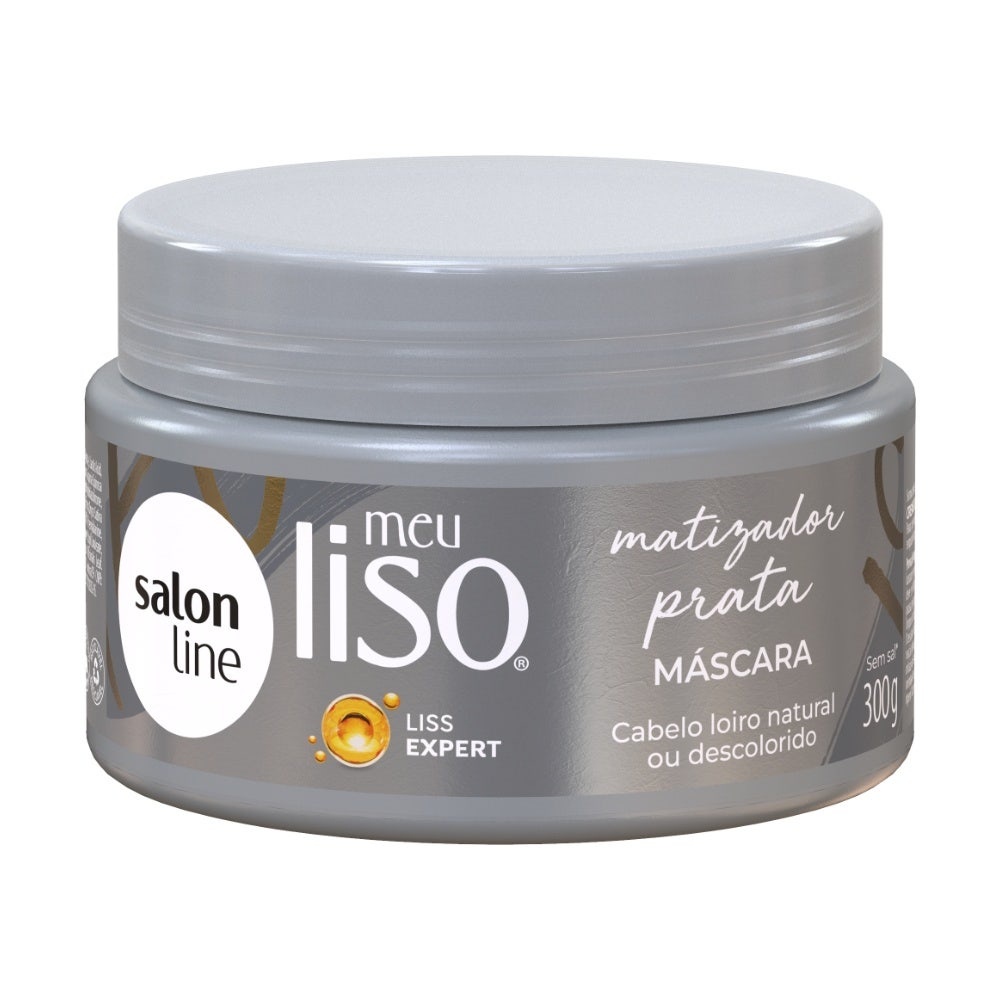Máscara Meu Liso Matizador Prata Salon Line 300g - Beauty