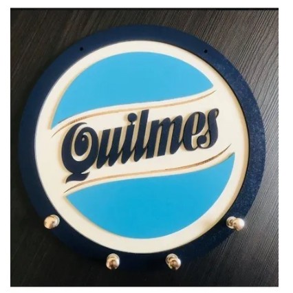 Porta Chaves Madeira Mdf Não Esqueça Chaves Cerveja Quilmes