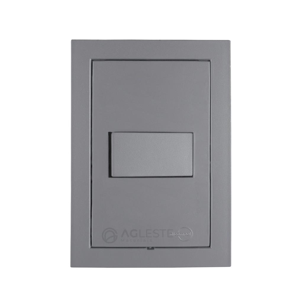 CJ INTERRUPTOR SIMPLES HORIZONTAL 4X2 - DICOMPEL EKRON CINZA em Oferta na Shopee